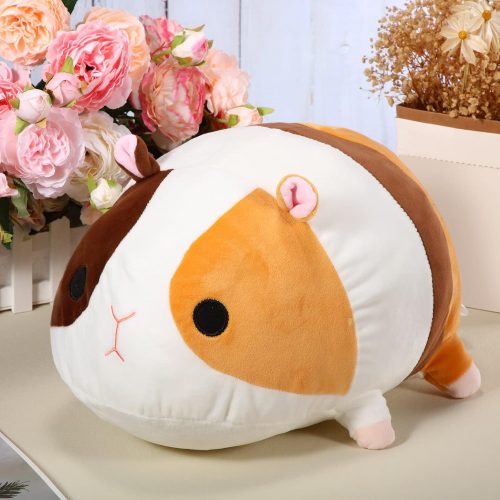 Guinea pig plush toy, soft stuffed animal and body pillow, perfect birthday gift for friends, family, and children