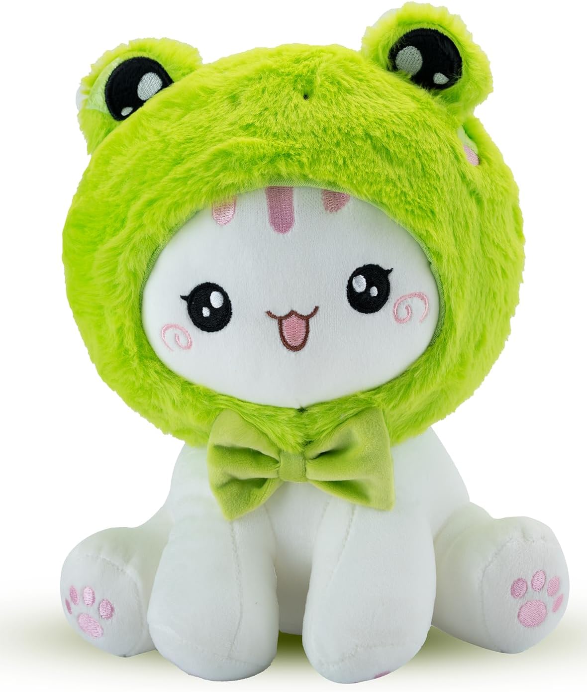 Cute animal plush pillow series including shark, frog, and strawberry cat, soft and comfortable seated plush toy suitable for all ages