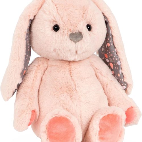 Bunny stuffed animal with super soft and cozy plush, washable, non-toxic materials, safe for babies and toddlers.